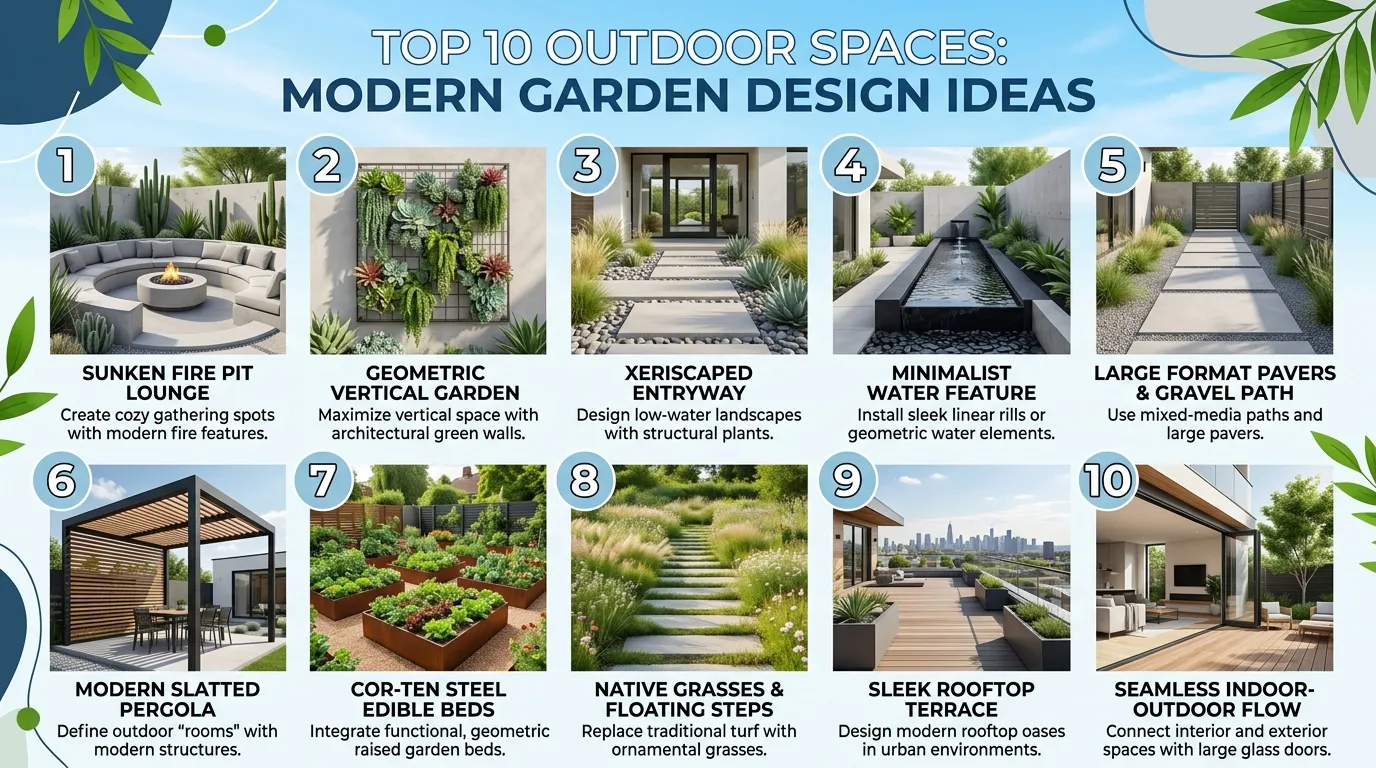 Outdoor Spaces: Do Modern Garden Ideas