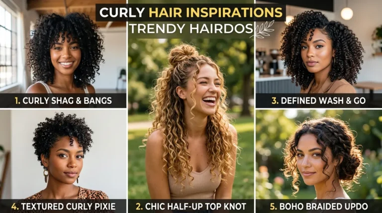 Curly Hair Inspirations: Do Trendy Hairdos