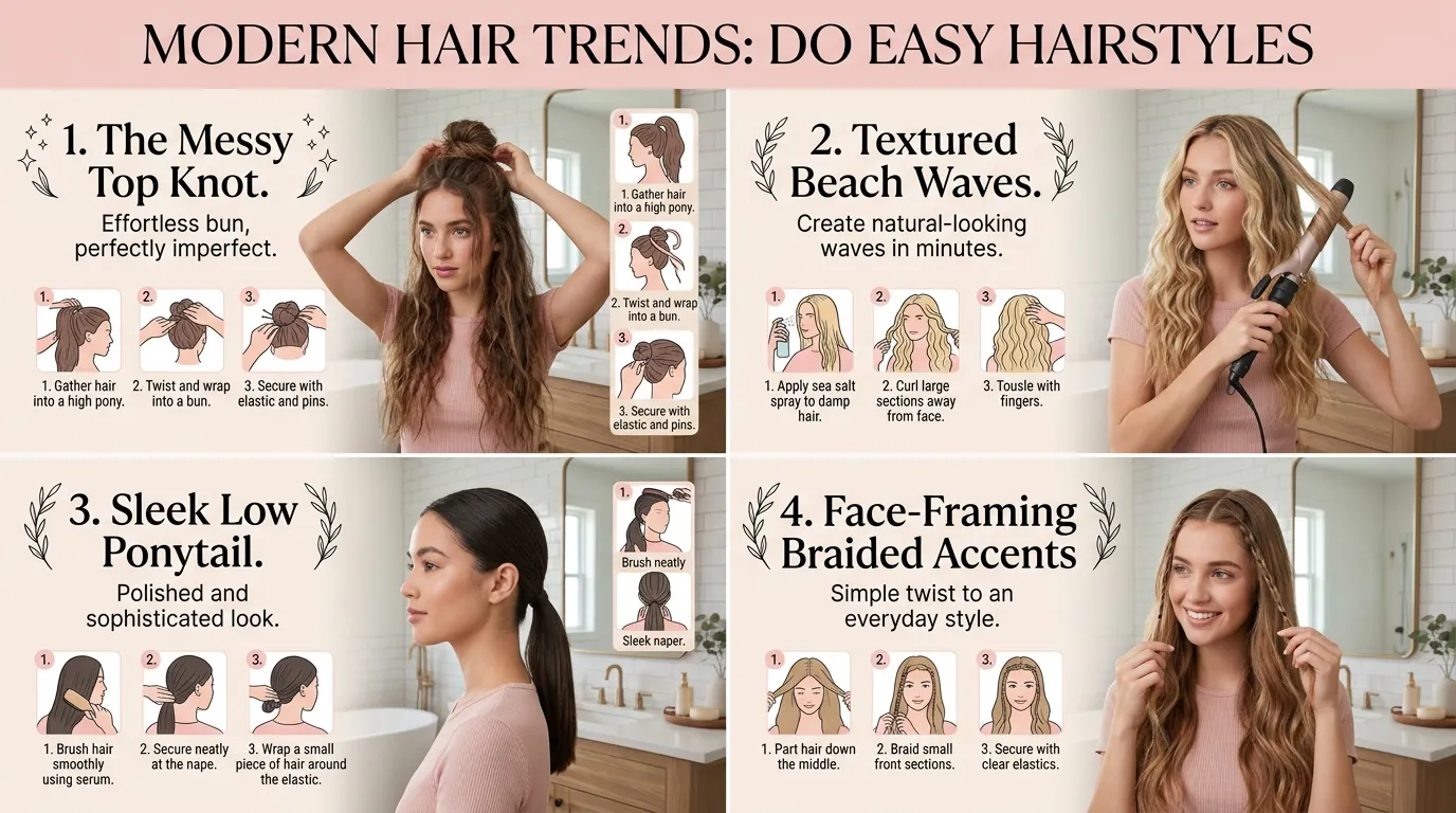 10 Modern Hair Trends: Do Easy Hairstyles
