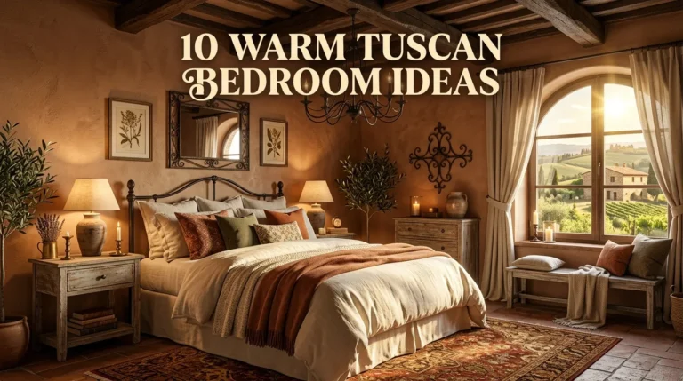 10 Warm Tuscan Bedroom Ideas