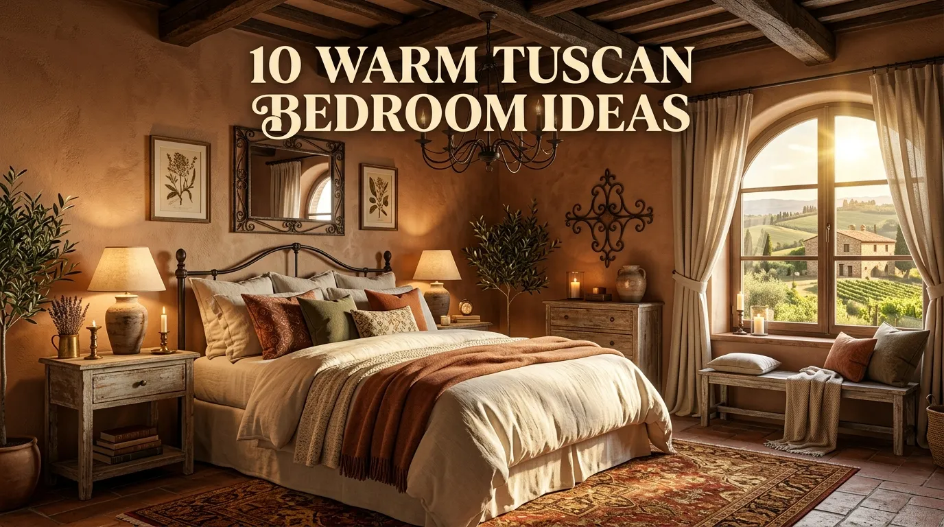 10 Warm Tuscan Bedroom Ideas