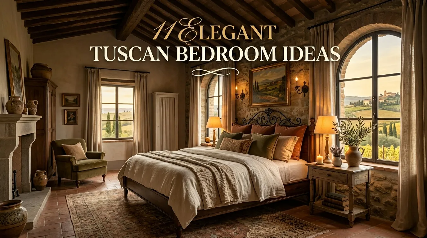 11 Elegant Tuscan Bedroom Ideas