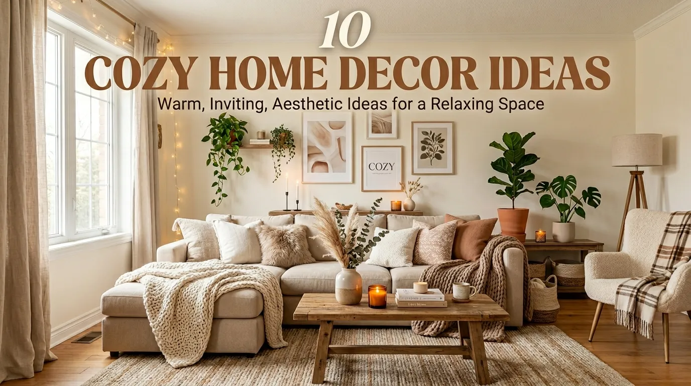 10 Cozy Home Decor Ideas