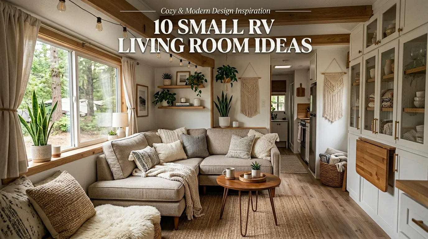 10 Small RV Living Room Ideas