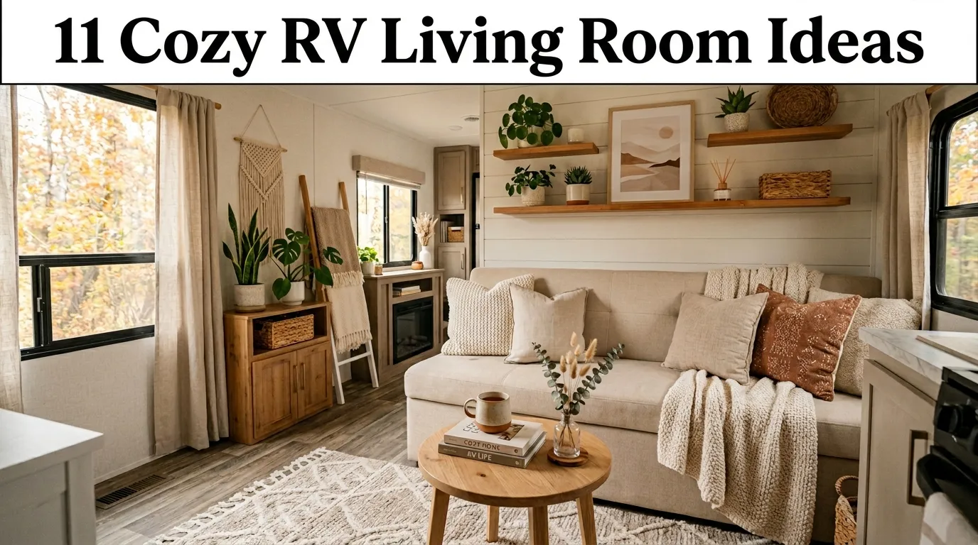 11 Cozy RV Living Room Ideas
