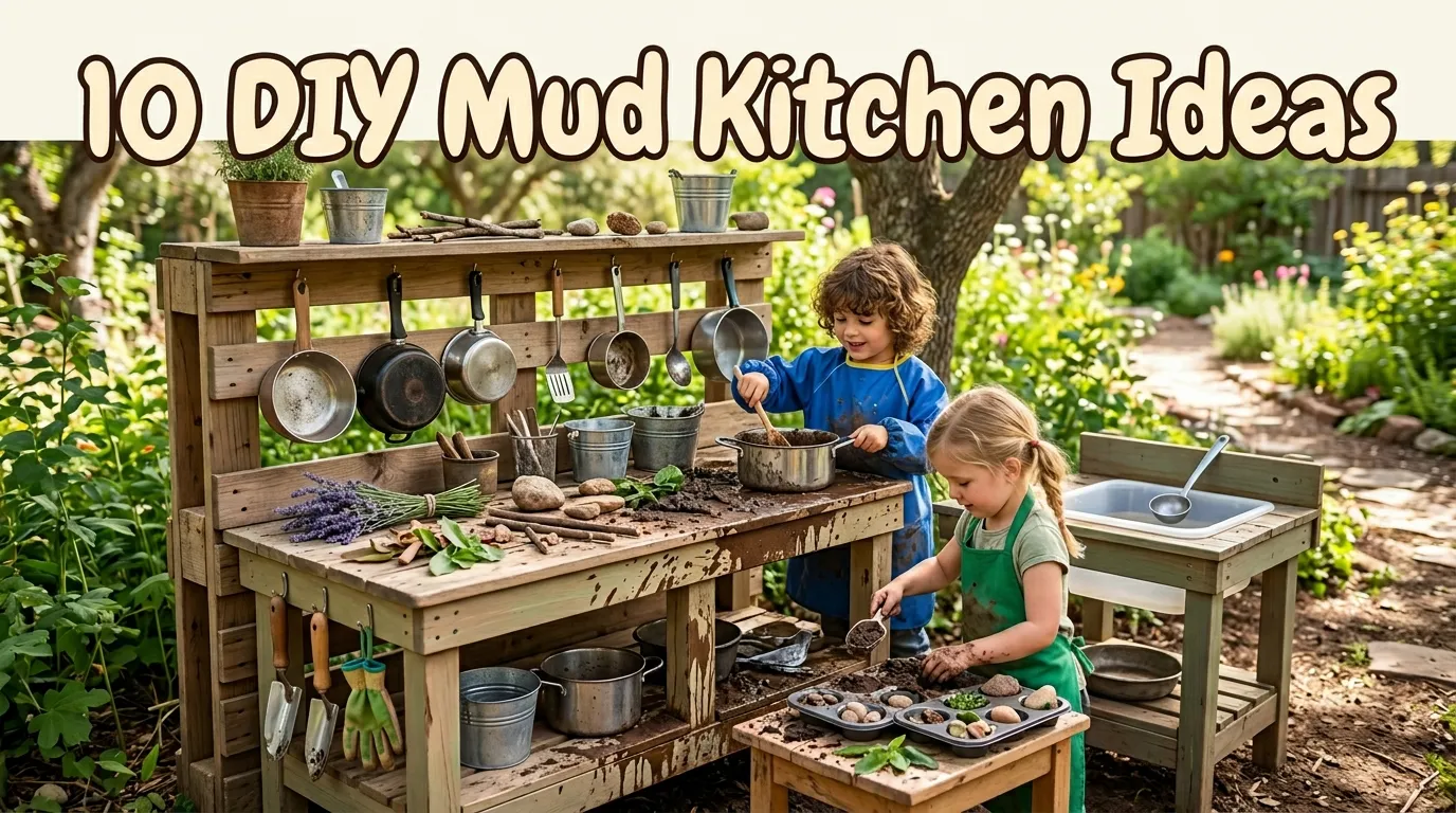 110 DIY Mud Kitchen Ideas0 DIY Mud Kitchen Ideas
