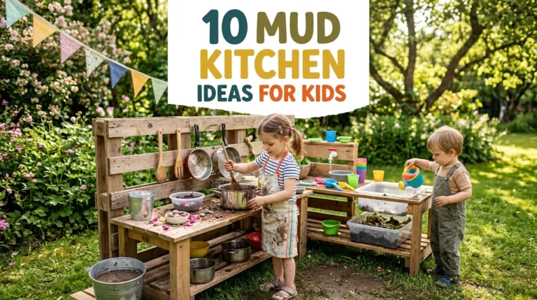 10 Mud Kitchen Ideas for Kids
