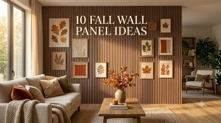 10 Fall Wall Panel Ideas