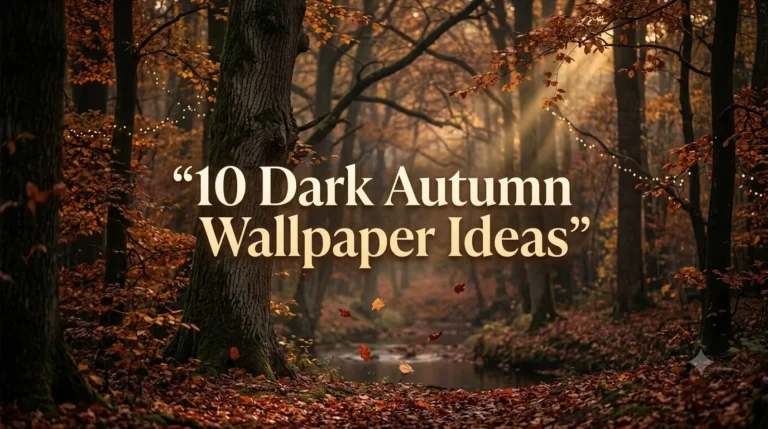 10 Dark Autumn Wallpaper Ideas