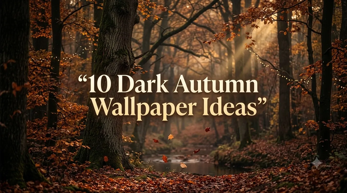 10 Dark Autumn Wallpaper Ideas