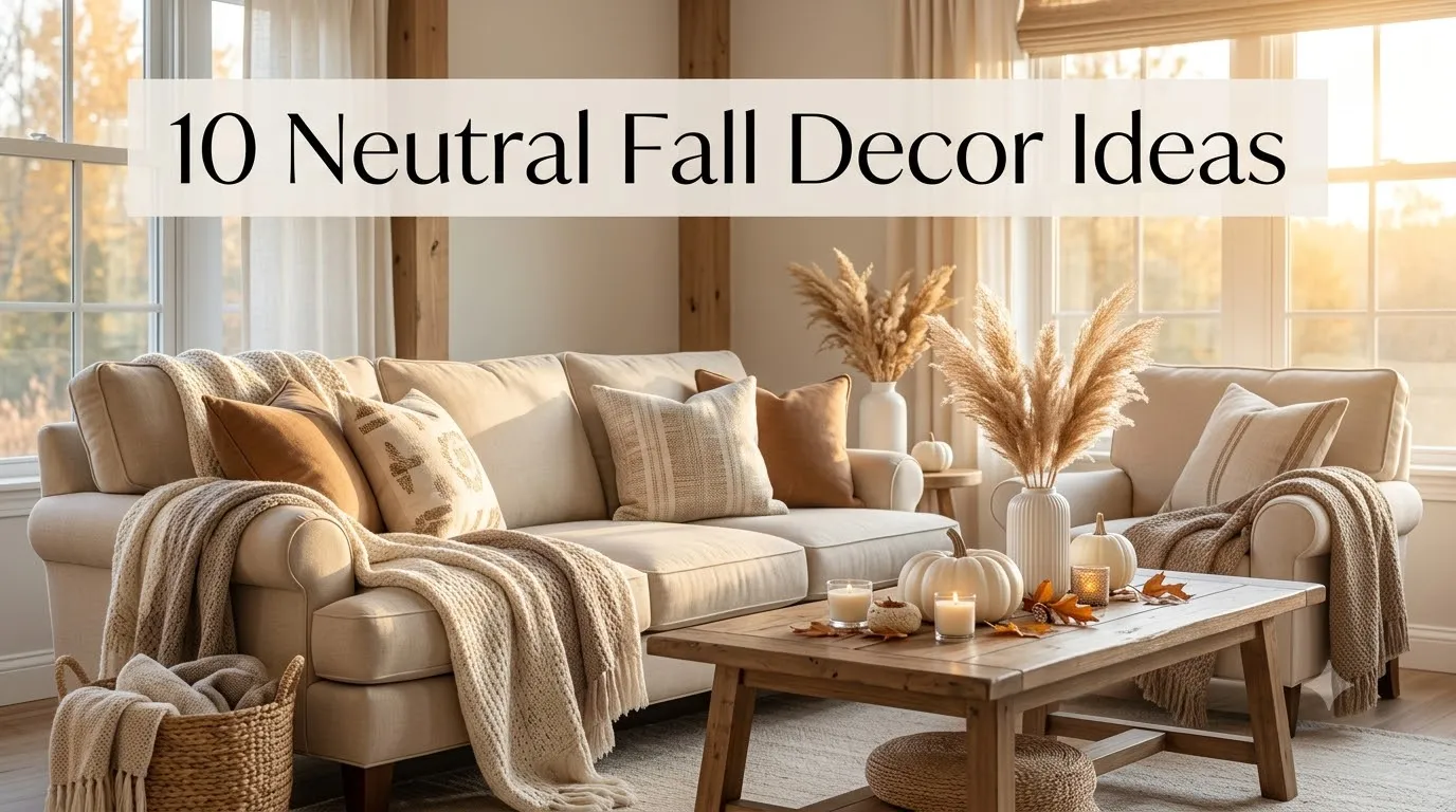 Neutral Fall Decor