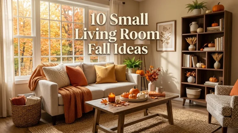 10 Small Living Room Fall Ideas
