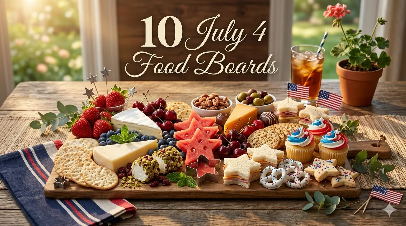 10 July 4 Food Boards