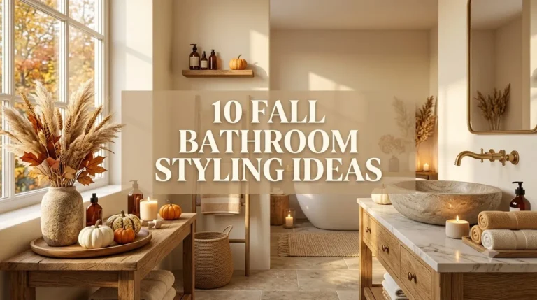 10 Fall Bathroom Styling Ideas