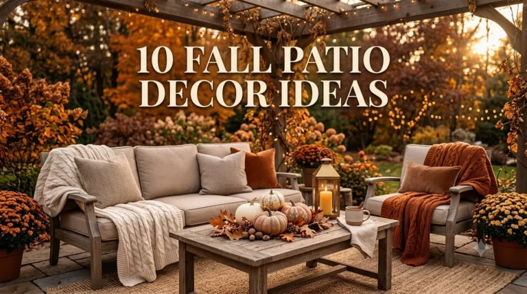 10 Fall Patio Decor Ideas