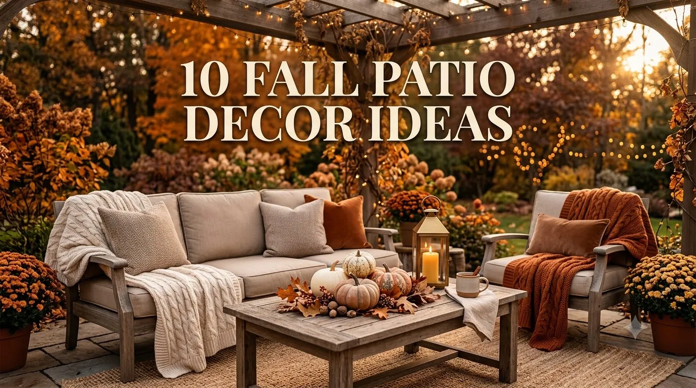 10 Fall Patio Decor Ideas