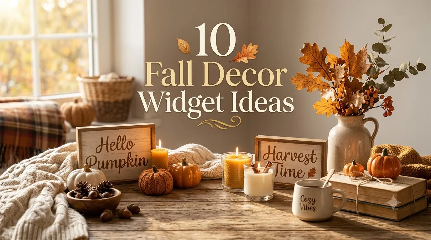 10 Fall Widgets Ideas