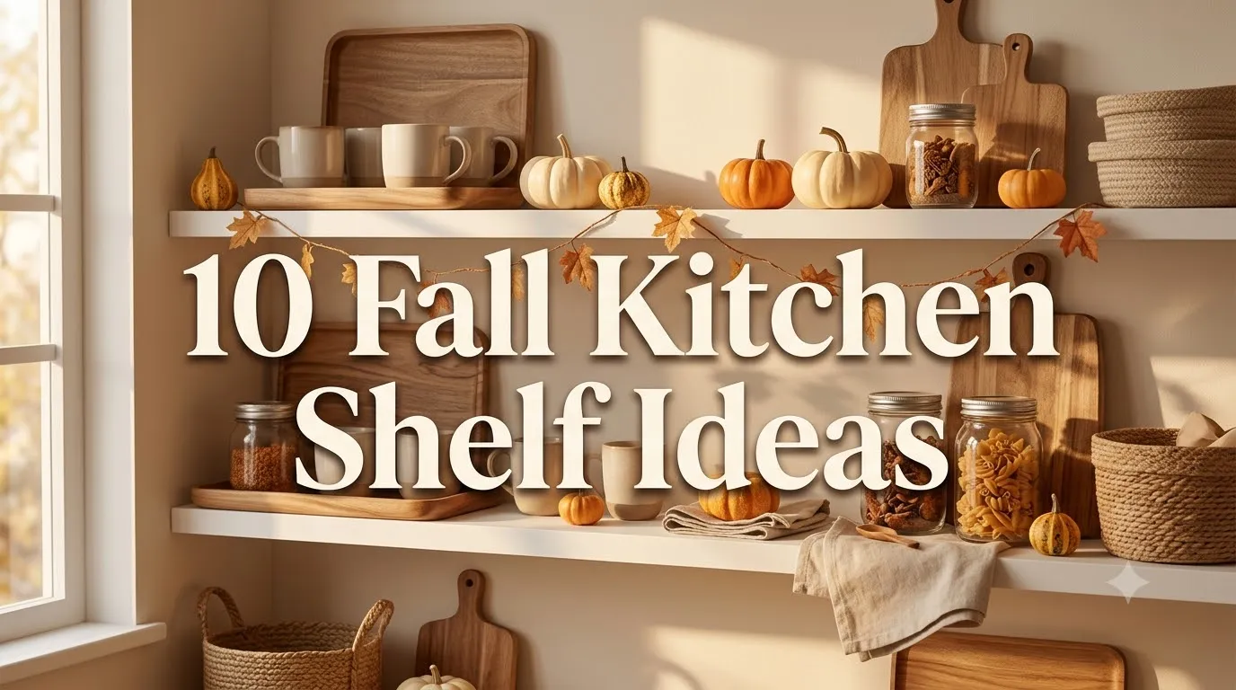 10 Fall Kitchen Shelf Ideas