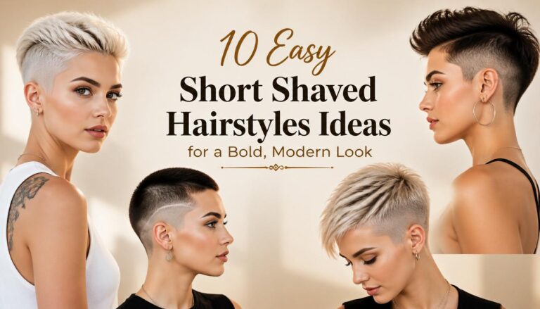 10 Easy Short Shaved Hairstyles Ideas