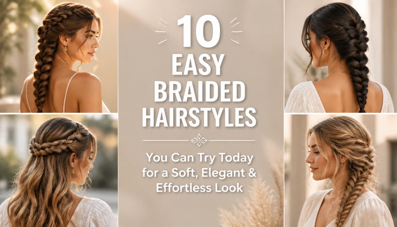 10 Easy Braided Hairstyles Ideas