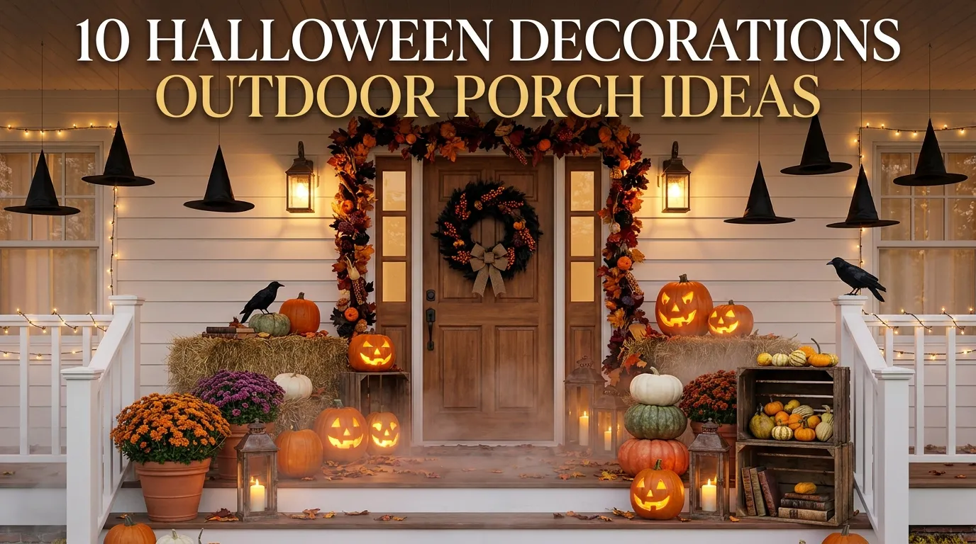 10 Halloween Decorations Outdoor Porch Ideas