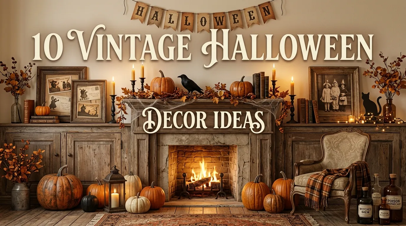 10 Vintage Halloween Decor Ideas
