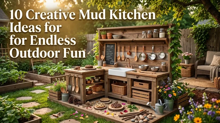 Creative Mud Kitchen Ideas