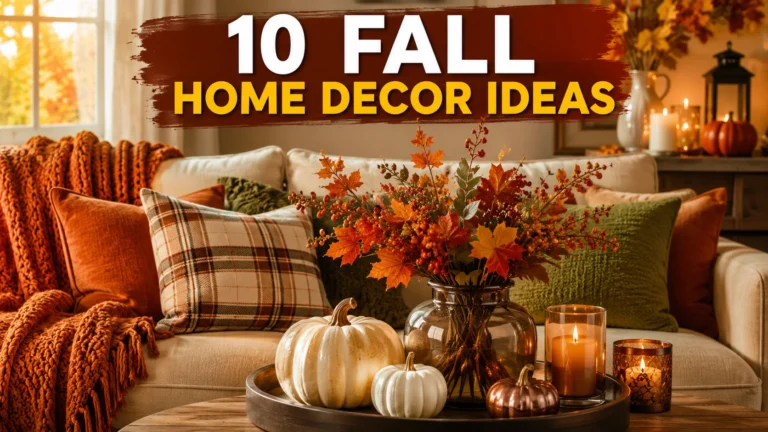 10 Fall Home Decor Ideas