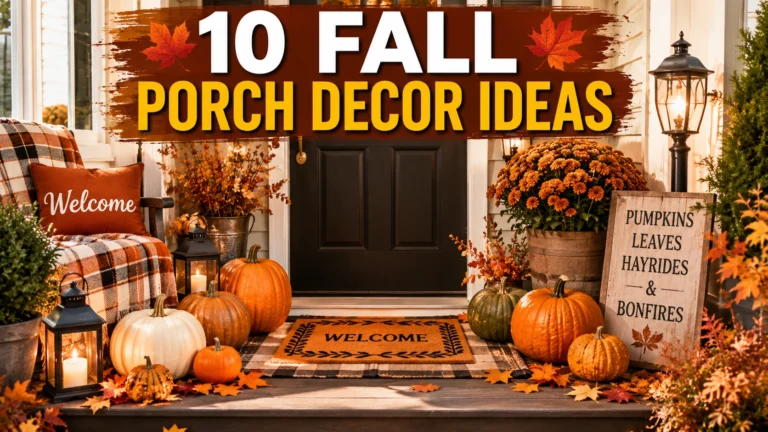 10 Fall Porch Decor Ideas
