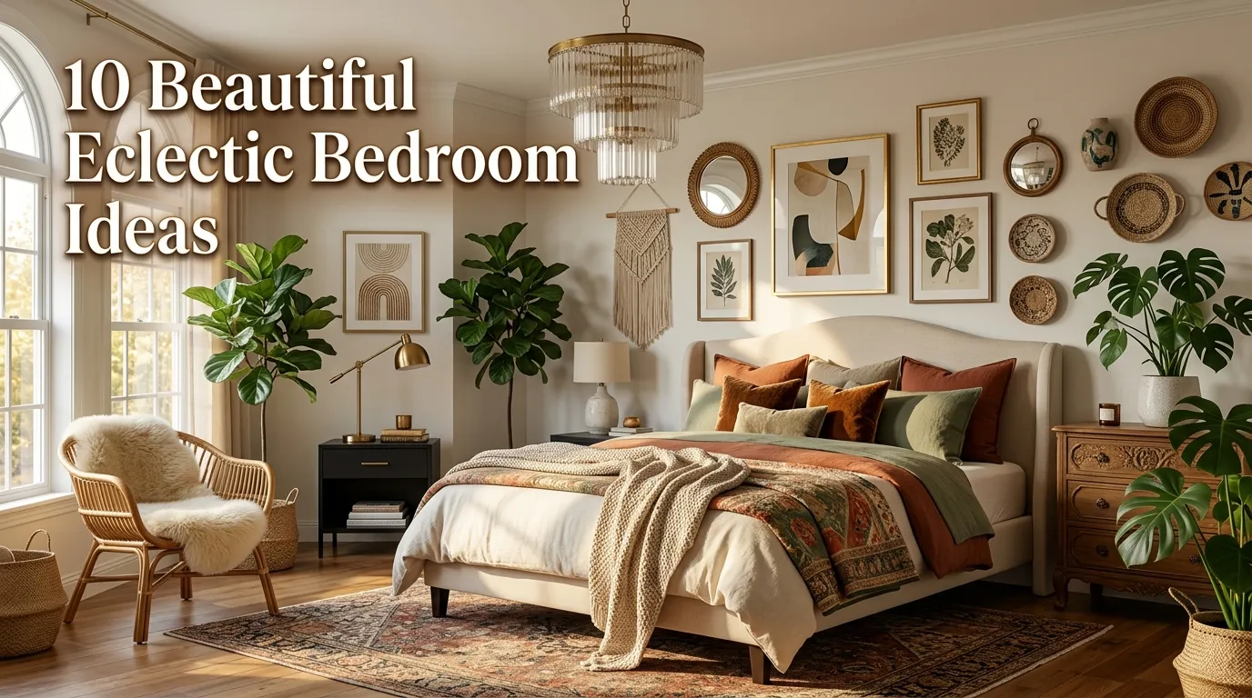 10 Beautiful Eclectic Bedroom Ideas