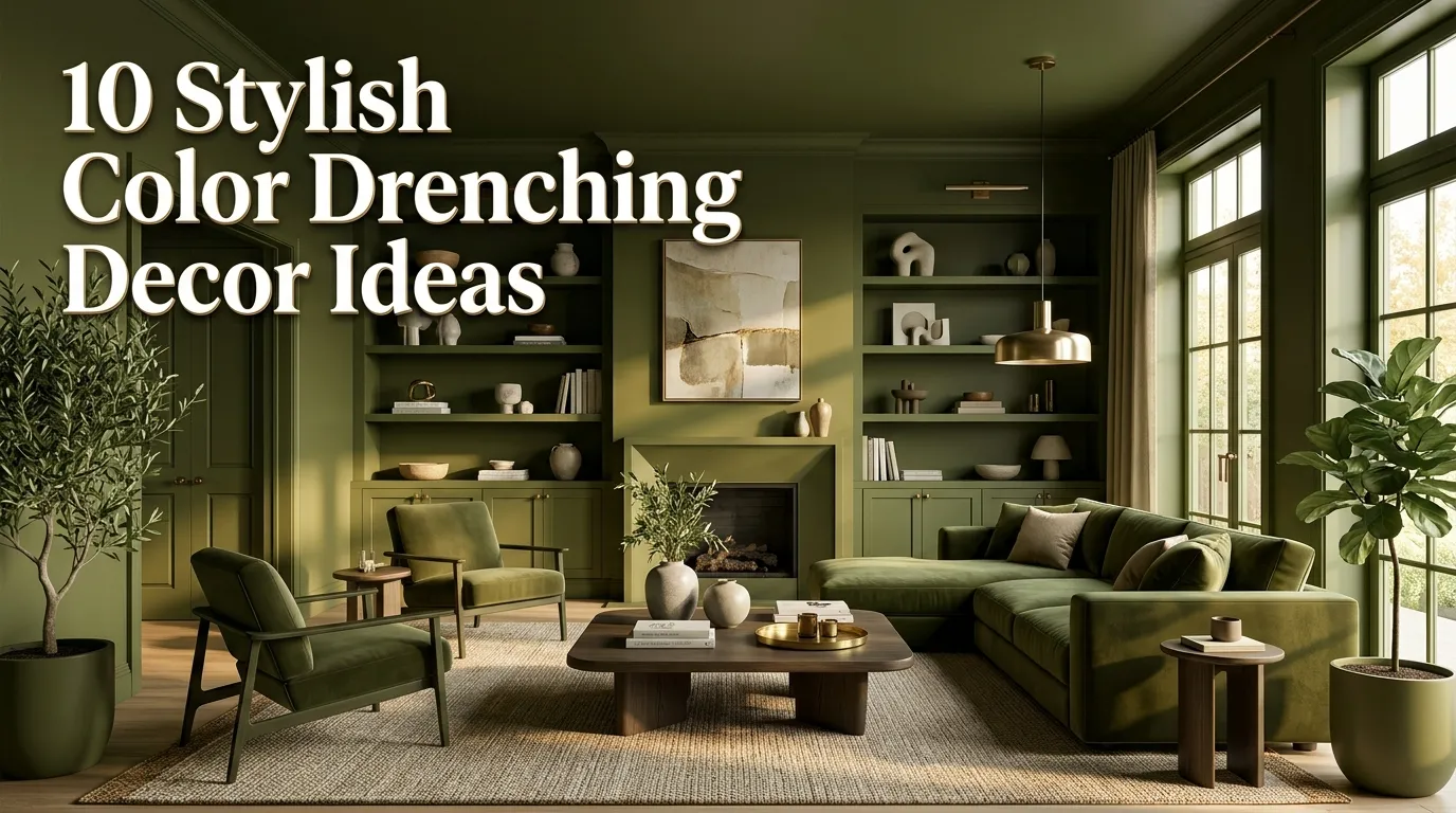 10 Stylish Color Drenching Decor Ideas