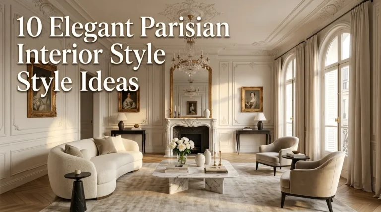 10 Elegant Parisian Interior Style Ideas