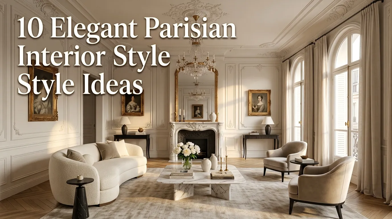 10 Elegant Parisian Interior Style Ideas