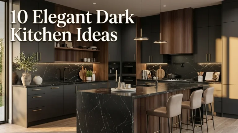 10 Elegant Dark Kitchen Ideas