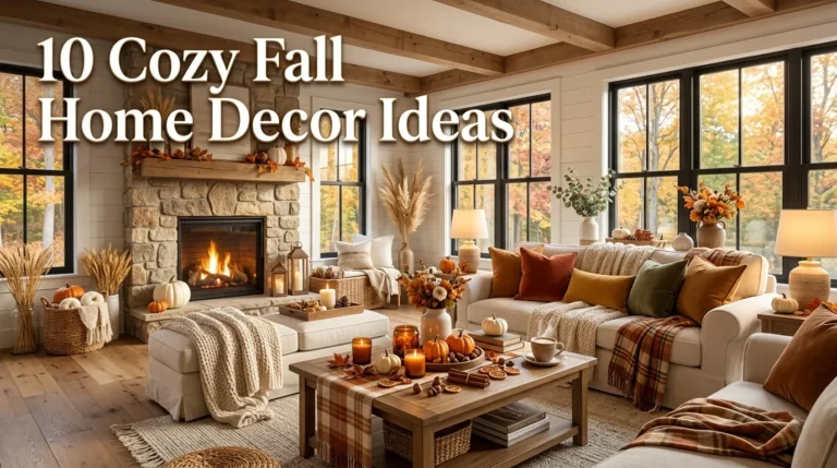 10 Cozy Fall Home Decor Ideas