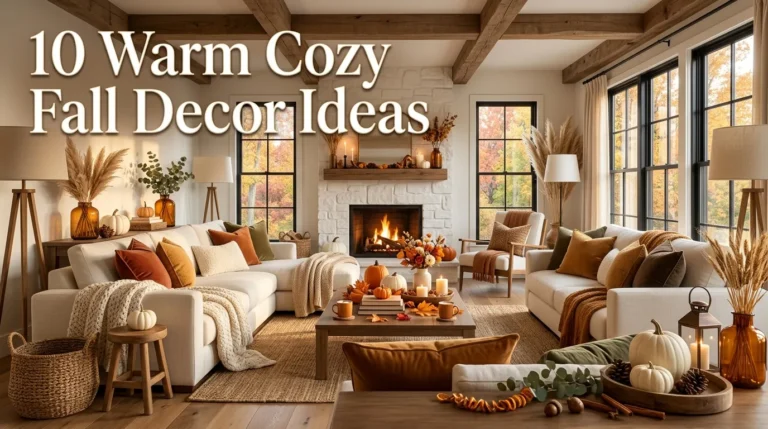 10 Warm Cozy Fall Decor Ideas