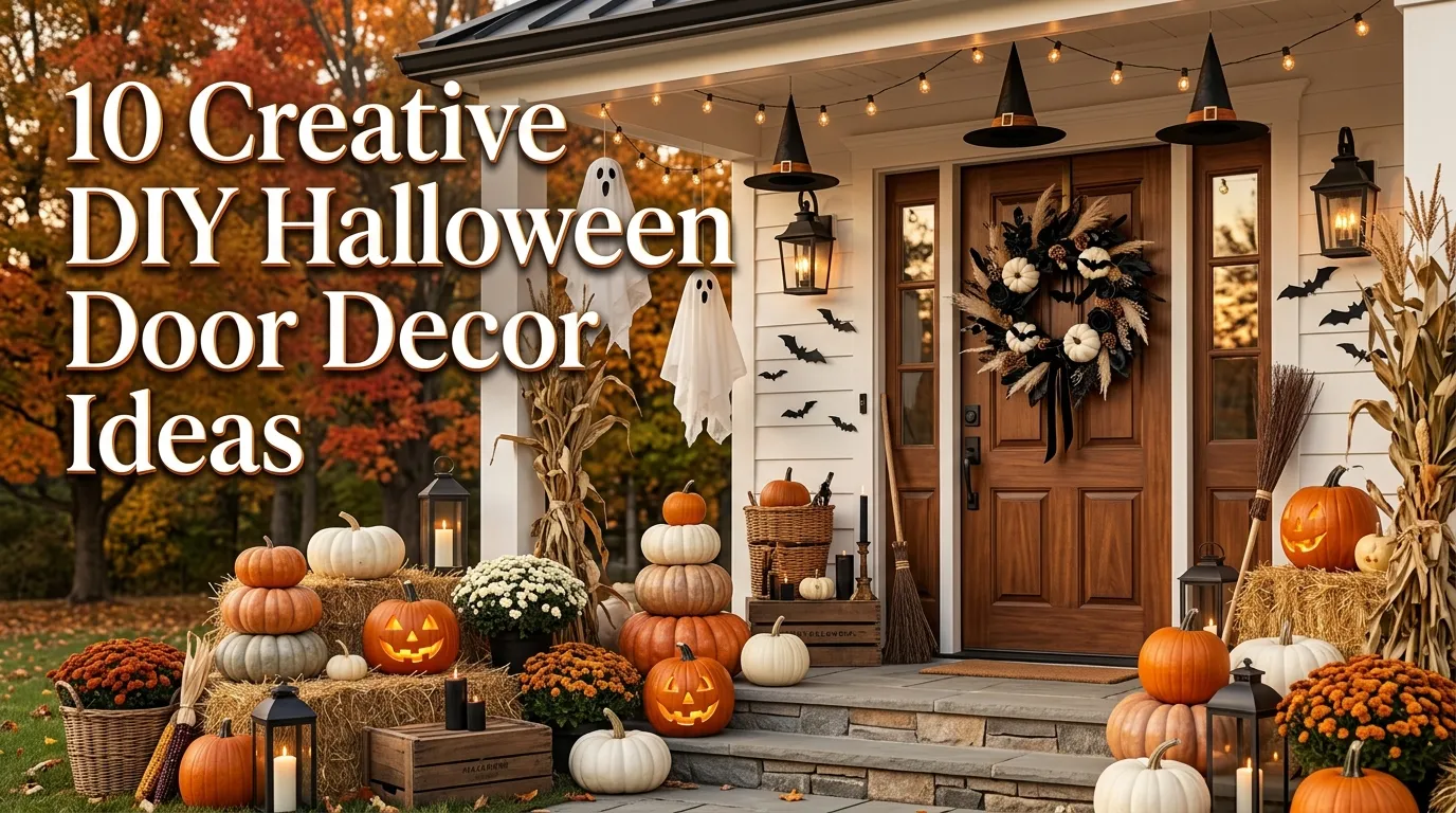 10 Creative DIY Halloween Door Decor Ideas