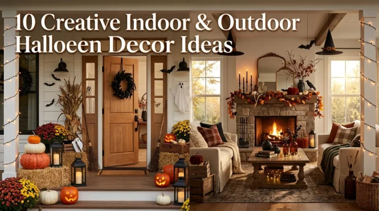 10 Creative Indoor Outdoor Halloween Decor Ideas