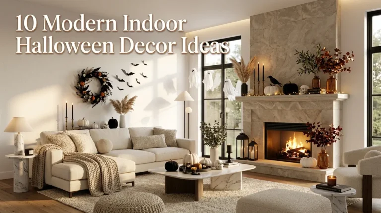 10 Modern Indoor Halloween Decor Ideas
