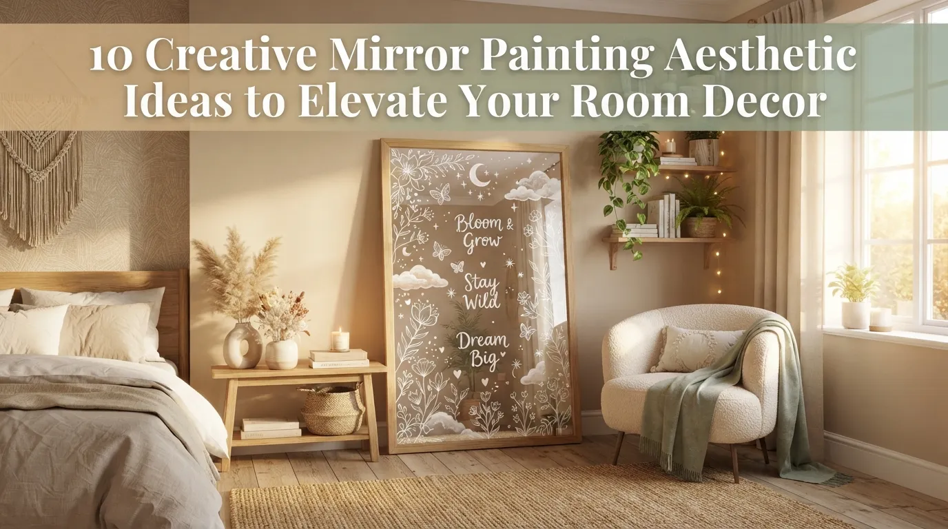 10 Creative Mirror Painting Aesthetic Ideas to Elevate Your Room Decor