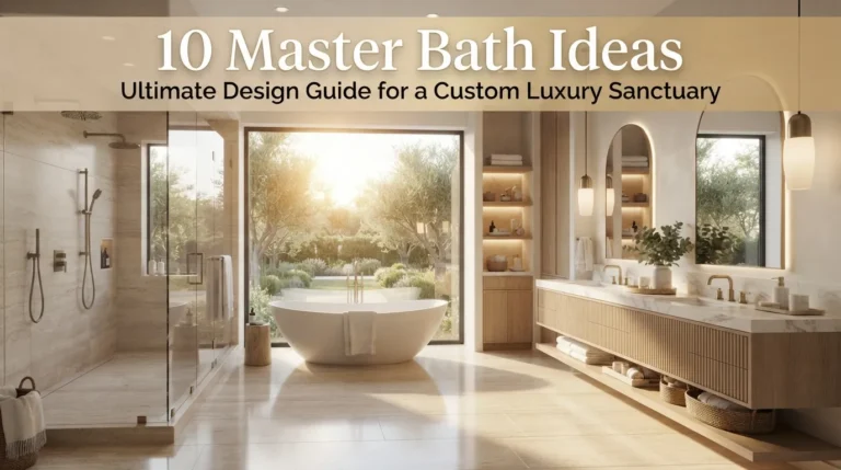 10 Master Bath Ideas: Ultimate Design Guide for a Custom Luxury Sanctuary