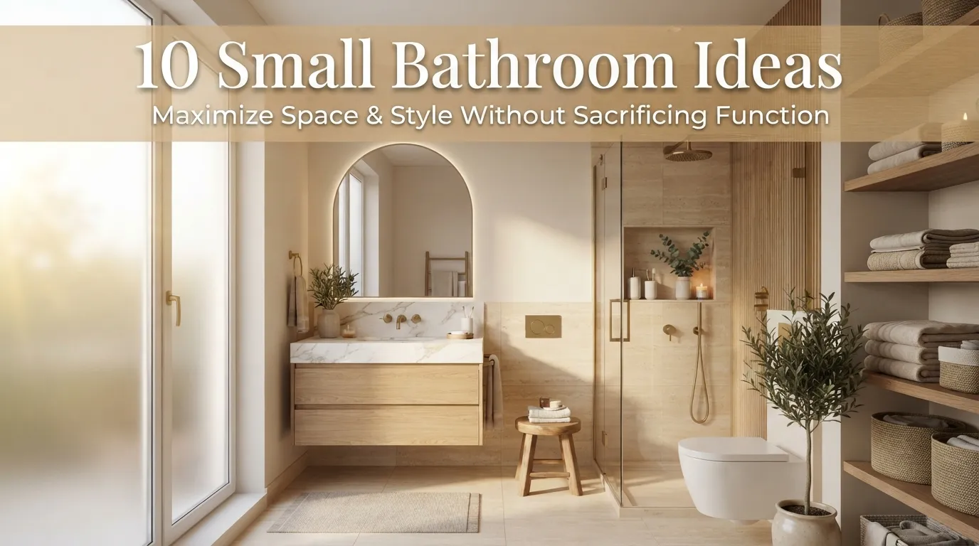 Small Bathroom Ideas: How to Maximize Space and Style Without Sacrificing Function