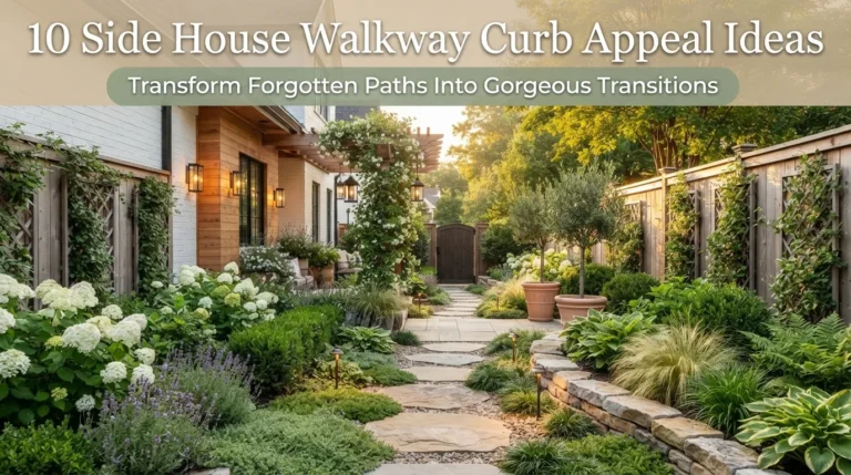 10 Side House Walkway Curb Appeal Ideas: How to Transform Forgotten Paths Into Gorgeous Transitions
