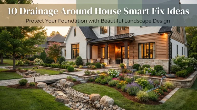 10 Drainage Around House Smart Fix Ideas: How to Protect Your Foundation with Beautiful Landscape Design