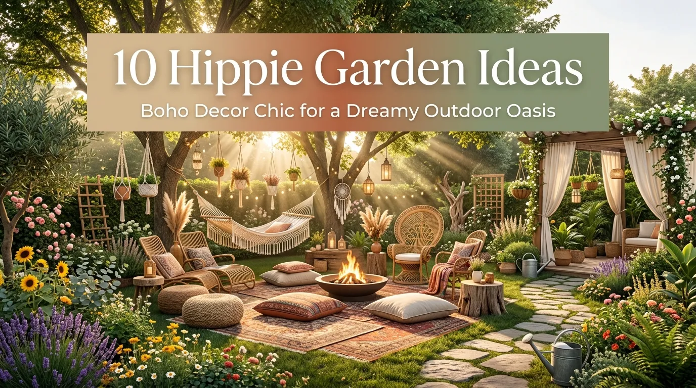 10 Hippie Garden Ideas Boho Decor Chic for a Dreamy Outdoor Oasis
