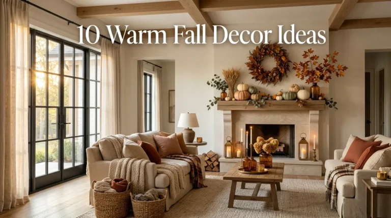 10 Warm Fall Decor Ideas
