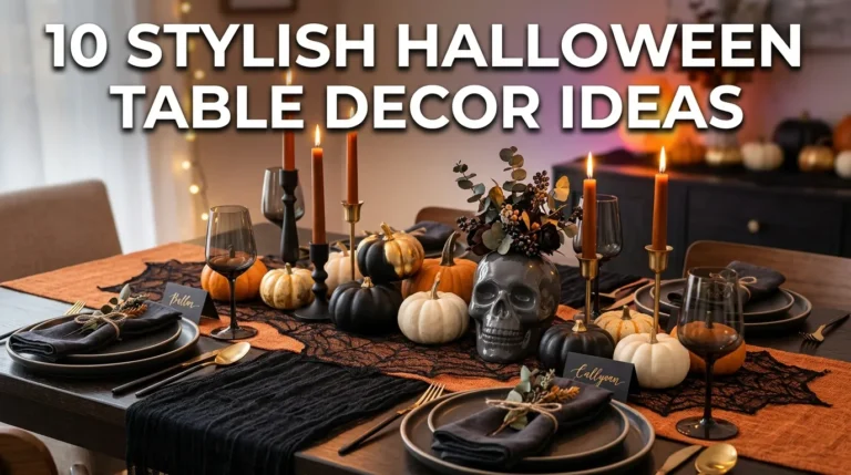 10 Stylish Halloween Table Decor Ideas