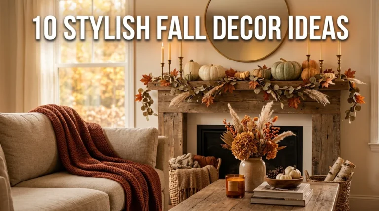 10 Stylish Fall Decor Ideas