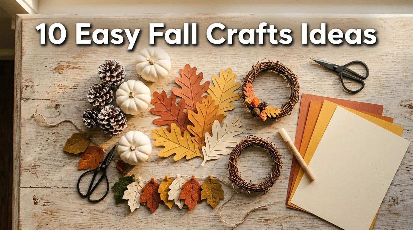 10 Easy Fall Crafts Ideas