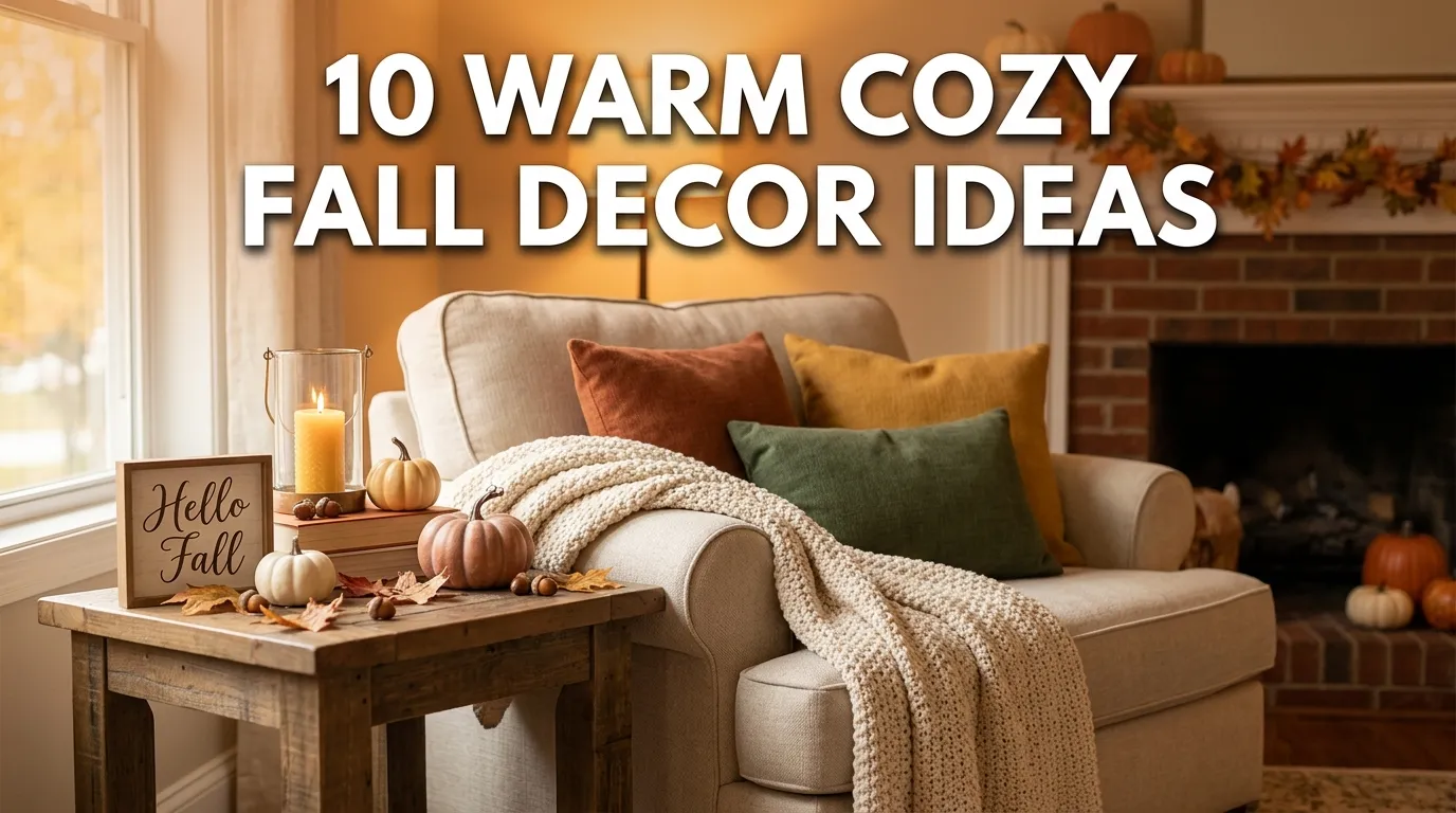 10 Warm Cozy Fall Decor Ideas